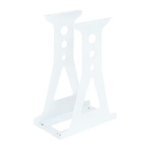 PC Tower Case Holder Under Desk Adjustable Width CPU Stand Hanging Bracket White 570mm