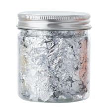 Gold Silver Copper Foil Flakes 3g Luxury Shine for Crafts Resin and Multicolor Nail Art