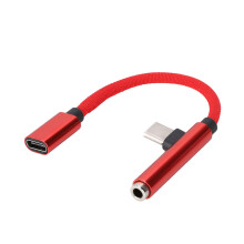 Tiontú Comhartha Fuaime Digiteach Cuibheoir USB C go Aux Aschur Comhartha Fuaime Analógach Tarchur Comhartha Cobhsaí Ábhar Marthanach Dearadh