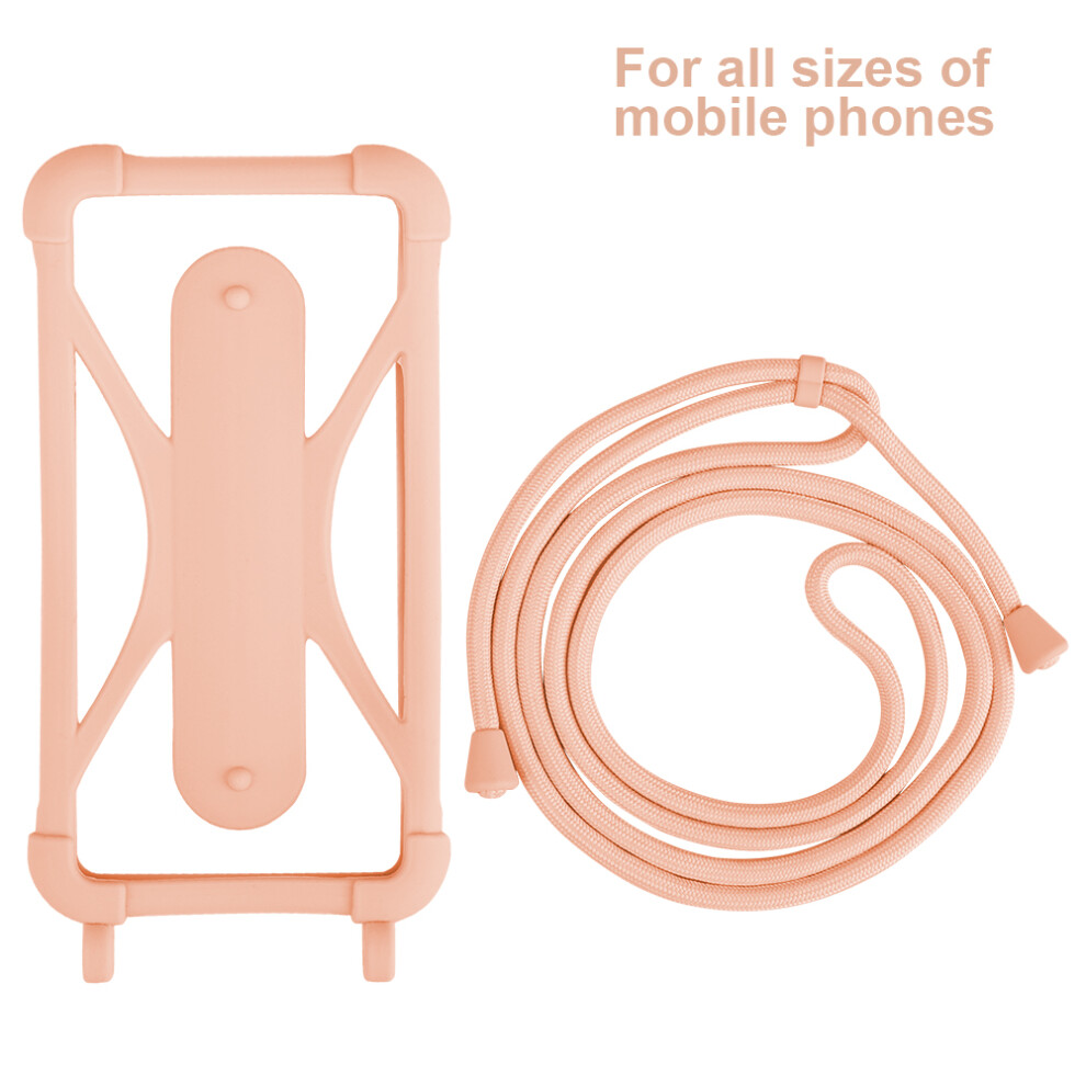 Universal Phone Strap Detachable Neckstrap Elegant Mobile Phone Lanyard Premium Silicone Material Hands Free Access For Any Smartphones 9176269788544