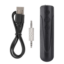 Hands-Free Calling Dual Device Connection Automatic Pairing 3.5mm Aux Adapter Bluetooth 5.0 Technology Wireless Audio Receiver Low Latency Transmissio