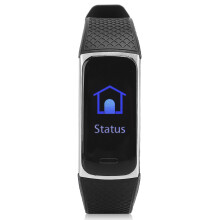 Skritteller Fitness Tracker IP68 Vanntett Pulsmåler SpO2 Blodoksygenmetning Søvnmonitor Skritteller Aktivitet Løping Smartklokker