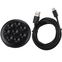 Telefonstativ med sugkopp, magnetiskt telefongrepp, handsfree-hållare, stark magnetisk kraft, universell ytfästning, trådlös laddning, kompatibel