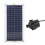 Kit di pompa a fontana solare da 30W efficiente per idroponica e stagni 12