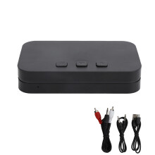 Bluetooth Receiver For Speakers With Low Latency Transmission And Dual Pairing Functionality Supports 3D Surround HIFI Audio For Enhanced Listening