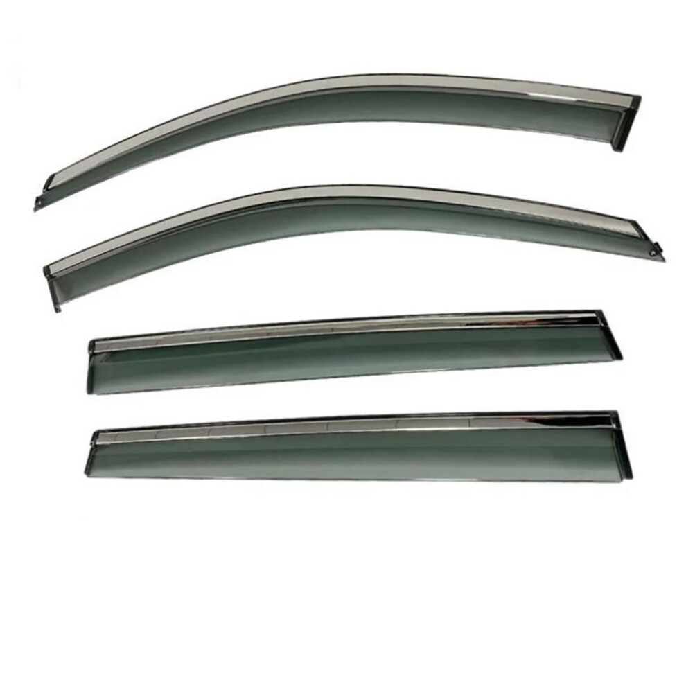 Car Window Visors For Nissan Micra March K13 20112016 Rain Guards Smoke Vent Deflectors 9164114774378