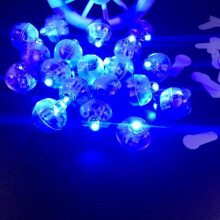 Lot de 50 mini lampes LED rondes clignotantes pour ballons, longue autonomie, idéales pour la décoration de lanternes en papier, fêtes, mariages,