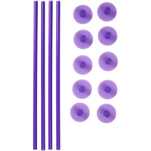 Tiges de support et capuchons en plastique Wilton, lot de 14 pièces