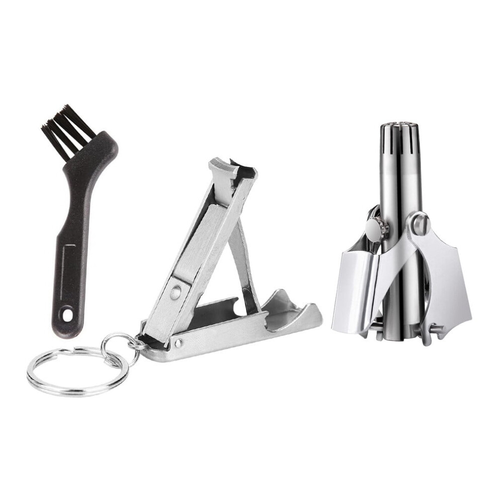 1Set Nose Hair Trimmer Set Nose Hair Shears Nail Scissor Nose Hair Scissors