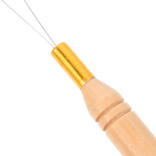3 Pcs Tool Beads Dreadlock Jewelry Threading Embroidery Threader Supplies Beading Needle 2