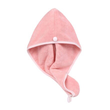 Microfiber Hair Towel Wrap for Women Quick Dry AntiFrizz Turban with Secure Button Closure