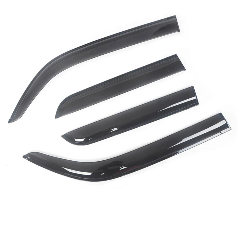 Car Window Visors Wind Deflectors Rain Guard Door Shields For Xtrail T30 20012007 Black 9099447100689