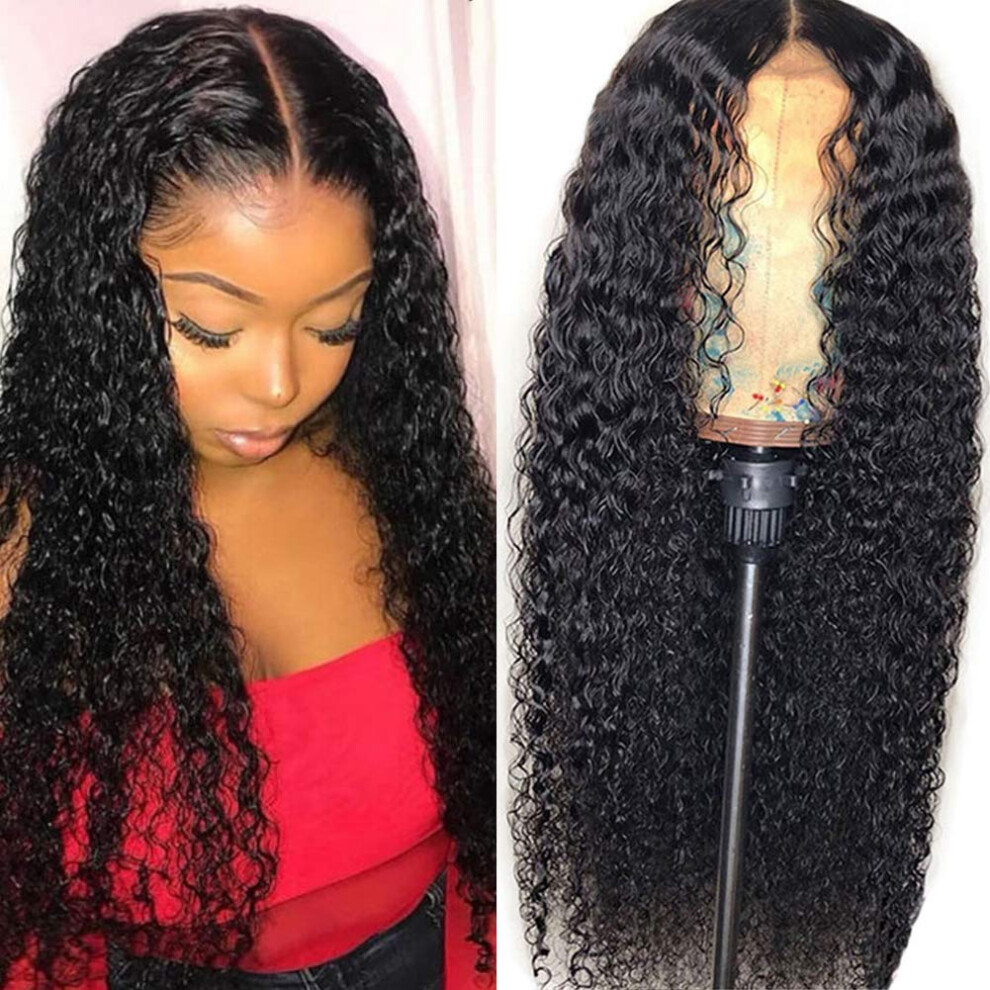Unisex Hd Lace Front Wig Brazilian Body Wave Human Hair 180% Density 5X5 Closure Pre Plucked
