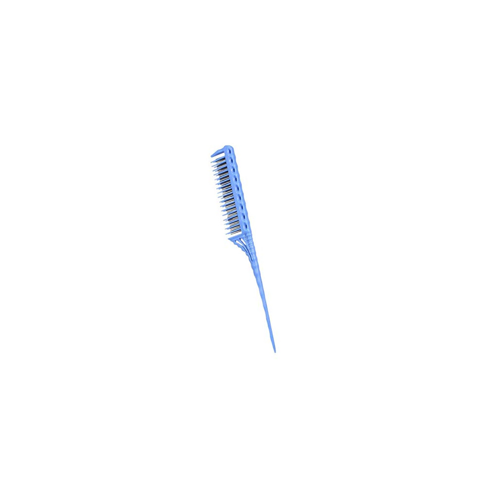 3 Row Teeth Hair Teasing Comb with Handle, Plastic Fine Tooth Hair Comb for Volume and Detangling