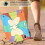 Κομψή θήκη για iPad Mini6 (2021), Butterfly Wings Kickstand, αντικραδασμική προστατευτική θήκη με 4