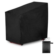 Waterproof Bicycle Cover 210D Oxford Fabric Black with Storage Bag for Indoor Outdoor Exercise Bikes