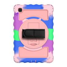 Étui de protection ultra-résistant pour Samsung Galaxy Tab A8.0T290/T295, construction triple couche, antichoc, béquille à 360, bandoulière