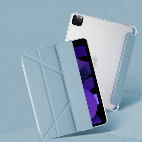 Καινοτόμος θήκη Origami για iPad Air4/5 (10,9 ίντσες), μαλακή TPU, ολοκληρωμένη προστασία, 2