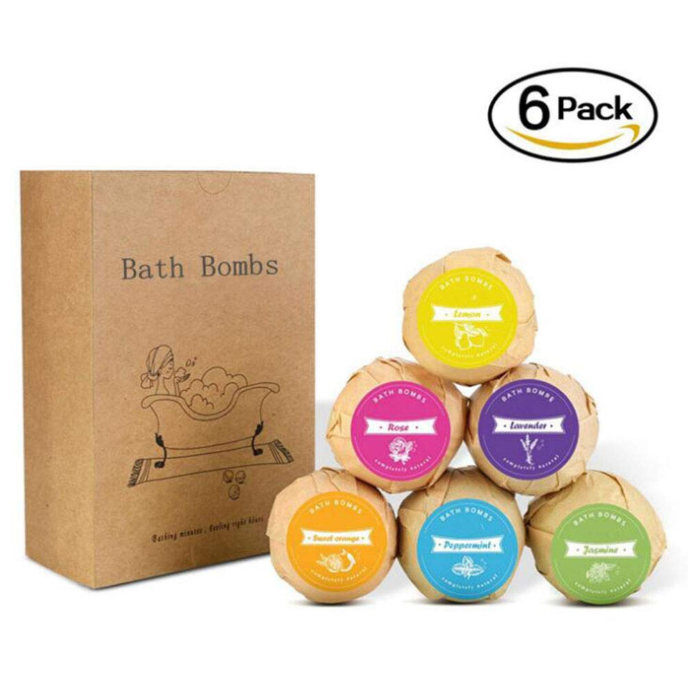 Bath Bomb Gift Set with Bubble Bath Kit, Fragrant Fizzy Soak for Women, Moms and Girlfriends