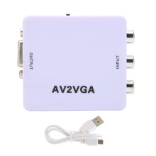 Convertitore video con frequenza di scansione avanzata e stabilità dell'immagine per connessione da AV a VGA Supporto ad alta risoluzione
