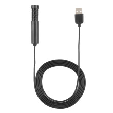 Omnidirectional Condenser Microphone for High Sensitivity, Noise Cancellation Crystal Clear Voice Capture Portable USB Mic for Skype, Yahoo, Vocal
