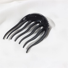 Hair Volume Insert with Styling Clip for Instant Lift, SelfGrip Bump Comb, Acrylic Crown Tool (A)