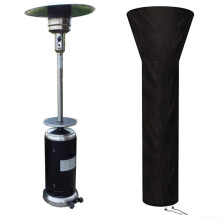 Outdoor Patio Heater Cover Waterproof 210D Oxford Cloth, Heavy Duty Furniture Protector, Black 221x85x48cm
