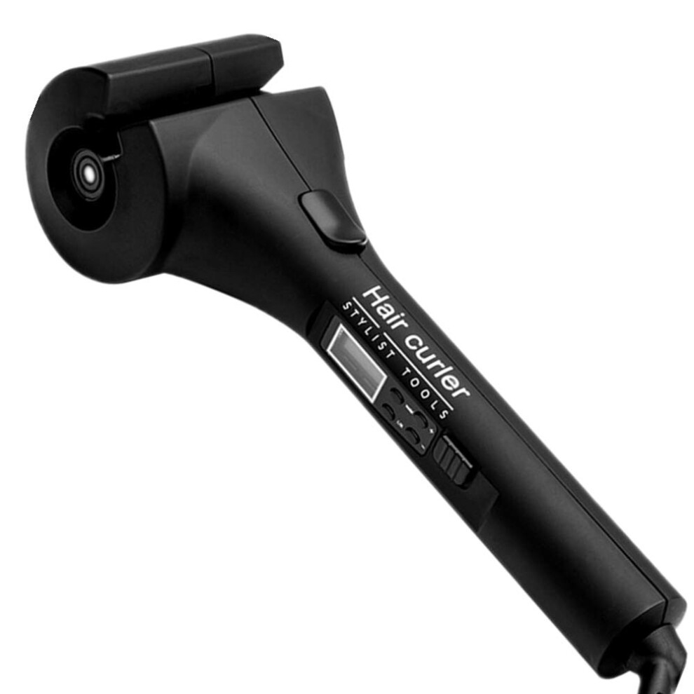 Automatic Hair Curler with LCD Display, Ceramic Curling Iron AntiScald Fast Heat for Long Short Hair