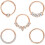 Σκουλαρίκια Jstyle Daith, 16G από ανοξείδωτο ατσάλι, χόνδρος έλικας, τράγος μύτης, 1