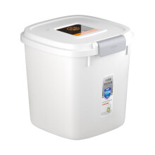 Kiplyki Cyber Deals luchtdichte rijstdispenser, geschikt voor op het aanrecht - grote container met deksel voor rijst, bonen, meel en dierenvoer