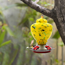 Kayannuo Schulanfang-Sonderangebot: Kolibri-Futterhaus aus mundgeblasenem Glas, unverzichtbar für Zuhause ()