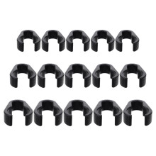 15pcs Mic Cable Clips Universal Microphone Cable Clamps Microphone Accessories