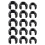15pcs Mic Cable Clips Universal Microphone Cable Clamps Microphone Accessories 5
