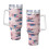 Ποτήρι Stitch40oz με λαβή και καπάκι από άχυρο, μονωμένο ποτήρι, μπουκάλι νερού από 1