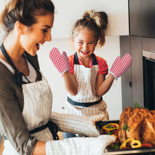 2 hittebestendige ovenwanten voor kinderen 1