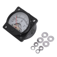 Classe 2.5 Precisione AC05A Misuratore analogico rotondo da pannello Amperometro Misuratore nero