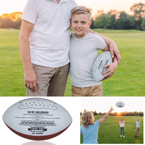 Herrnalise Official Size9Football - Μαλακό σύνθετο δέρμα, ανθεκτικό στη φθορά, ποδόσφαιρο -