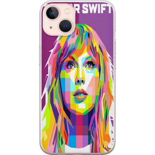 Capa transparente compatível com Apple, compatível com iPhone 13 mini, inspirada na Taylor Swift.