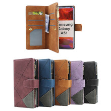 Capa de luxo XL Standcase compatível com Samsung Galaxy A51 (A515F/DS) roxa