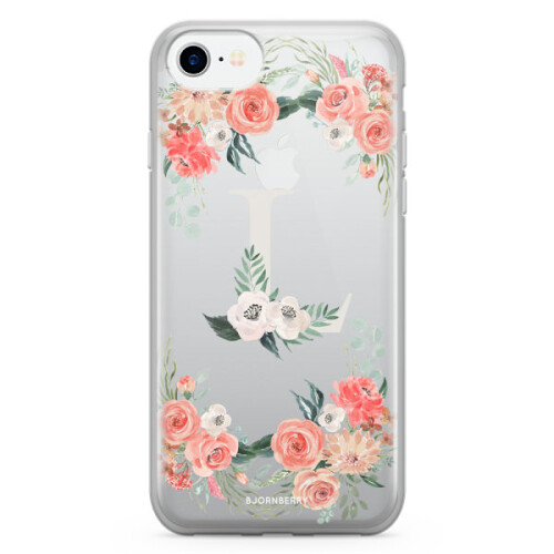 Capa híbrida Bjornberry Shell compatível com iPhone 7 - Monograma L