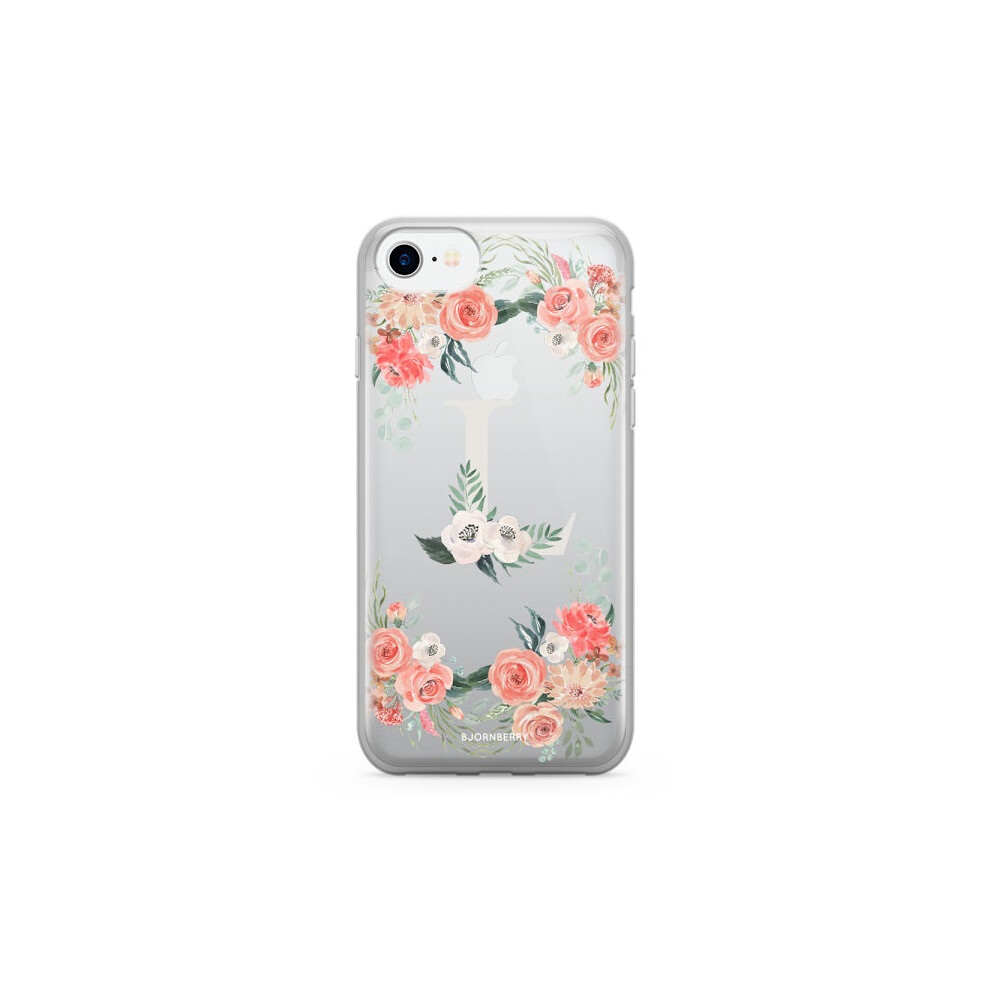 Bjornberry Shell Hybrid Compatible With Iphone 7 - Monogram L 9009791383812