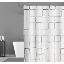 Rideau de douche en polyester imperméable, en coton PP.