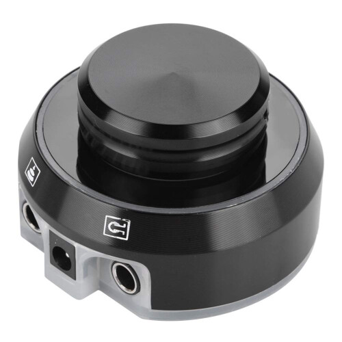 Tattoo Power Supply with Replacement Control Knob, Compact 7.3cm Base, Ergonomic Grip