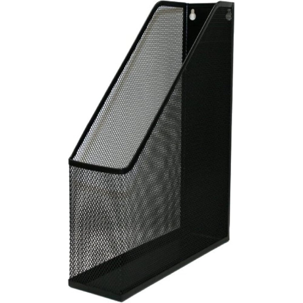 Mesh Steel Organizer Box For Desktop Or Shelf Use, Featuring 3 Vertical Compartments And A Durable Construction 9012494625813
