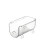 Stackable Water Bottle Organizer Clear PET Holder for Kitchen Cabinet Dining Bar Single Grid 1