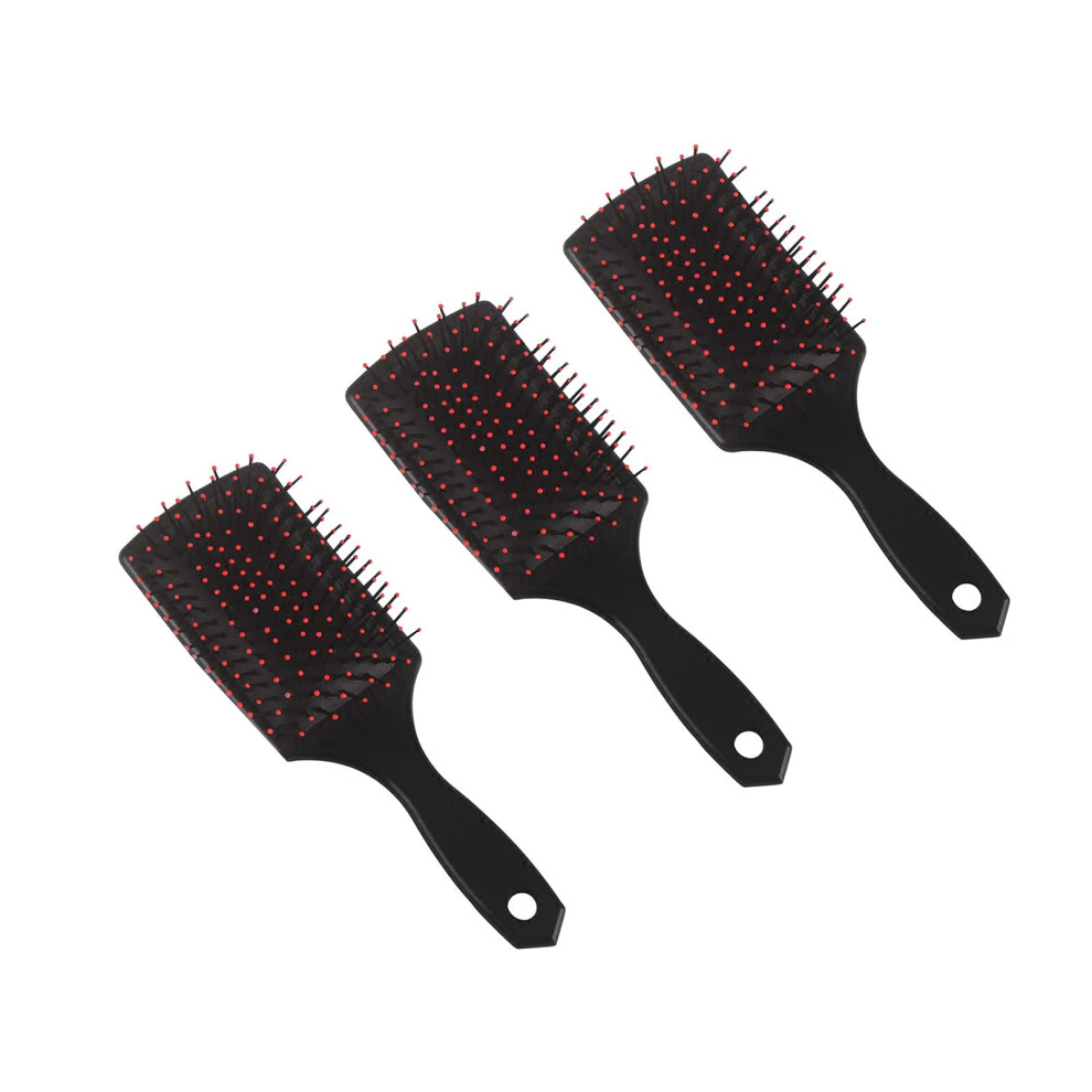 Hair Brush with HeatResistant Nylon Bristles, Vented Round Styling for Fast Blow Drying and Detangling