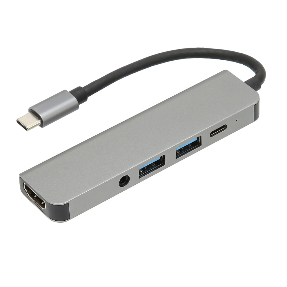 Usb Hub With Aluminum Alloy Shell, 5Gbps Transmission Ensures Rapid Data Transfer, Compact And Portable Design For Travel Convenience 9147006734179
