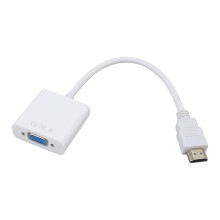 HDMI VGA Adapter 1080P, HDMI Male To VGA Female Converter For Computer Laptop Monitor Projector Game Console With Superior Stability Wireless Sharing
