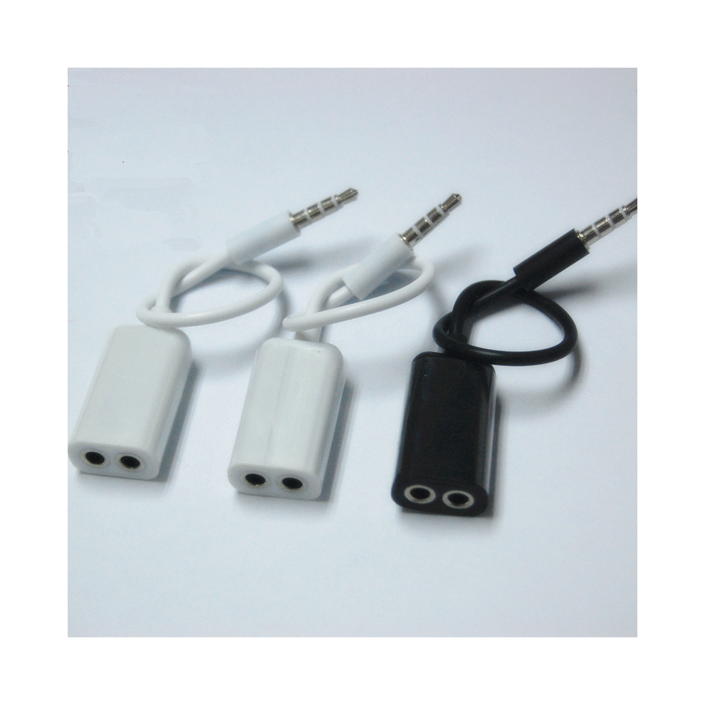 Mic And Headset Combo Splitter, Oxygen Free Copper 3.5Mm Adapter For Converting Audio Output To Separate Headphone And Microphone Ports 9088527600454