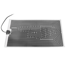 Reptilien-Heizmatpfanne 20W mit Temperatureinstellung 42x28cm Heizmatte für Untertank